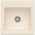 Villeroy und Boch Subway 50 S Einbauspüle 331501FU mit Ablaufgarnitur, 525 x 510 mm, Handbetätigung, ivory CeramicPlus