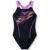 Badeanzug SPEEDO „für Mädchen“, Kinder, Gr. 176 (170), N-Gr, schwarz (blk, pur), Obermaterial: 80% Polyester, 20% Elasthan, Badeanzüge Badeanzug, für Kinder und Jugendliche entwickelt, schnell trocknend