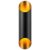 Opviq Wandleuchte Cut gold schwarz Metall B/H/T/L/D: ca. 12x30x12x8x8 cm G9 2 Brennstellen