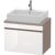 Duravit DuraStyle Waschtisch-Unterschrank DS530102243 70 x 47,8 cm, weiß hochglanz/basalt matt, für Konsole, 1 Auszug