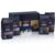 Delonghi De’Longhi Kimbo for De’Longhi, Coffee Tasting Kit mit Kaffeebohnen 4 x 250g und zwei Espressogläsern DLSC316