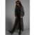 Longstrickjacke LAURA SCOTT, Damen, Gr. 36/38 (S), grau (dunkelgrau, melange), Grobstrick, Obermaterial: 100% Polyacryl, unifarben, oversize ca. Mitte Wade, V-Ausschnitt, Bündchen, Strickjacken Longstrickjacke, aus kuscheligem Grobstrick