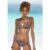 Bikini-Hose LASCANA „Lexa“, Damen, Gr. 38, N-Gr, braun (braun, bedruckt), Polyamid, Badehosen Bikini-Hose, in knapper Brasilien-Form und mit Muschelkante