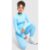 MONTIREX Girls‘ Harmony Seamless Full Zip Top Junior, Blau – unisex – Size: XS