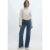 Stradivarius Cropped-Bikerjacke aus Kunstleder  Ecru M