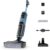 ROWENTA Nass-Trocken-Sauger „Rowenta X-Clean 2, Saugen und Wischen, LED-Display, ECO- und MAX-Modi“, blau (blau aqua), B:21cm H:115cm T:28cm, Mehrzwecksauger, selbstreinigend, selbstfahrende Walze, geeignet für Hartböden, GZ2271