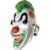RUBIES FRANCE Halloween Punk Horrorclowns-Maske weiss-bunt
