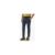 QUECHUA Wanderhose Herren – MH500 Light dunkelgrau