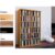 VCM Holz CD DVD Stand Regal   CD Regal mit Platz für 300 CDs oder 130 DVDs oder 72-Videos   Maße: H. 92 x B. 60 x T. 18 cm.   Elegantes DVD Regal   Blu ray Regal   CD Regal – Ronul