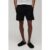Herren Entspannte Karierte Gestrickte Shorts   Black   Größe Medium   BOOHOOMAN