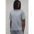 Herren Tall Essential Gewaschenes Regular Fit Oberteil Mit Brusttasche   Light Grey   Größe Large   BOOHOOMAN