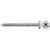 fischerwerke fischer Spanplattenschraube PowerFast FPF II PZF 4,0×40 BC 200 Panhead mit Kreuzschlitz PZ Vollgewinde galvanisch verzinkt, blau passiviert, 200 St…