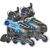 HUDORA Inline Skates, Leon, schwarz/blau, Gr. 29-32