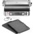 Braun MultiGrill9 Pro Kontaktgrill CG 9160 Schwarz/Edelstahl CG9160