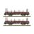 FLEISCHMANN 6660072 N 2-tlg. Set: Schwenkrungenwagen Ks, ÖBB, Ep. IV