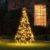 Lights4fun 2m Fairybell LED Baum Weihnachtsdeko außen