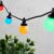 Lights4fun Pro Connect 85m 170er Party Lichterkette bunt koppelbar schwarzes Kabel