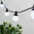 Lights4fun Pro Connect 10m 20er Party Lichterkette weiß koppelbar schwarzes Kabel