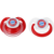 FC Bayern Schnuller Logo 6-18 Monate 2er-Set – Rot – Baby