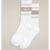 Wilson Crew Stripe Script Socks