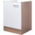 Flex-Well Spülenschrank Samoa weiß Eiche Nachbildung B/H/T: ca. 50x82x57 cm