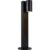 nordlux Sockelleuchte TIN Aluminium H 50 x B 14,5 x T 17 cm matt Schwarz/Schwarz