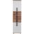 Hochschrank LUCA 40,3 x 163,7 cm weiß/ Eiche Landhaus