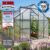 Brast Aluminium-Gewächshaus 380x250x205 anthrazit
