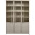 Vitrine EXHIBIT Metall 200 x 140 x 42 cm pulverbeschichtet matt Sandfarben