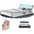 Juskys Polsterbett Valencia 180×200 cm – Bett mit Lattenrost & LED Beleuchtung – Doppelbett weiß