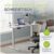 Juskys Höhenverstellbarer Schreibtisch Office Stand 120x60cm – elektrisch, Memory-Funktion – Weiß