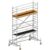 Layher Rollgerüst Uni Standard P2 mit Uni Telegeländer 5,35m AH