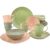 CreaTable Kombiservice Nature Collection VINTAGE GARDEN multicolor Steinzeug 16 tlg.