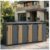Home Deluxe Mülltonnenbox KANTO – 4x 240L