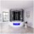 HOME DELUXE Dampfdusche mit Whirlpoolfunktion und Dampfsauna EXCLUSIO – 135 x 135 cm Schwarz