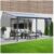 HOME DELUXE Terrassenüberdachung SOLIS – 496 / 503 x 300 / 303 x 278 / 226 cm Grau