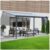 HOME DELUXE Terrassenüberdachung SOLIS – 435 / 442 x 300 / 303 x 278 / 226 cm Grau