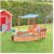 HOME DELUXE Sandkasten Schiffsoptik mit Bank MATSCHEKISTE – 160 x 78 cm