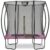 EXIT Silhouette Rechteckig 153x214cm (5x7ft) + Sicherheitsnetz Rosa
