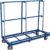 Variofit Plattenwagen mit einseitiger Ladefläche 2080x430mm Enzianblau RAL 5016