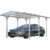 GFP Garten- & Freizeitprofi GFP Carport 2,85×5,05m Auto Unterstand Aluminium eloxiert