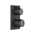 Dornbracht Fertigmontageset Deque 3642667033 schwarz matt, Unterputz-Thermostat