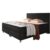 InterBED Inter Trading Boxspringbett Berlin 180 x 200 cm schwarz
