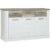Kommode  weiß Pinie Nachbildung Eiche Antik Nachbildung B/H/T: ca. 140,8×90,3×41,3 cm