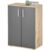 Kommode BC 1040 Eiche Viking Nachbildung dunkelgrau B/H/T: ca. 60x84x35 cm