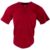 Active Athletics Baseball Jersey, 2 Button Henley Jersey – rot Gr.XL