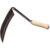 Krumpholz Sensensichel geschmiedet mit lackiertem Eschengriff, Stiellänge 14 cm