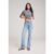 Stradivarius D98 Straight-Fit-Jeans im Vintagelook  MITTELBLAUER WASHED-LOOK IM HELLEN JEANSBLAU 36