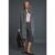 Stradivarius Basic-Mantel mit weichem Griff  Graumeliert M