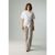 Stradivarius D91 Jeans mit tiefem Bund, Weites Bein und Serge  Khaki 38